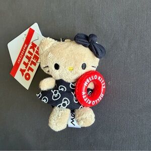Sanrio * ST Me% series Hello Kitty in Tan skin swimming outfit keychain